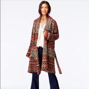 Free People Iona Belted Wrap Cardigan